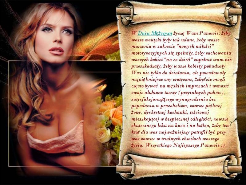 10 marca DZIEŃ MĘŻCZYZNY